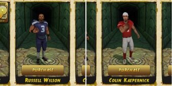 temple run iphone ipad android nfl players